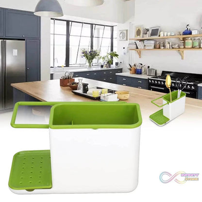 3-in-1 Plastic Sink Stand for Kitchen Use - infinityexculsivestore.com