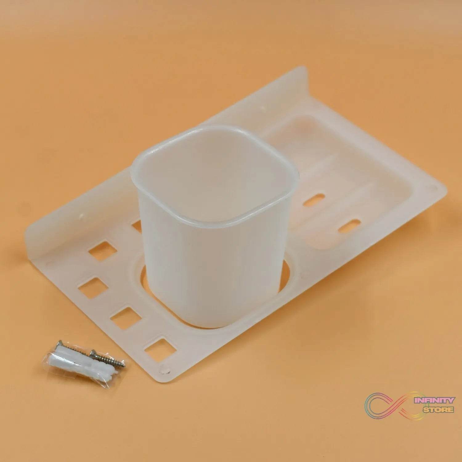 3 in 1 Plastic Soap Dish and plastic soap dish tray used in bathroom and kitchen purposes. - infinityexculsivestore.com