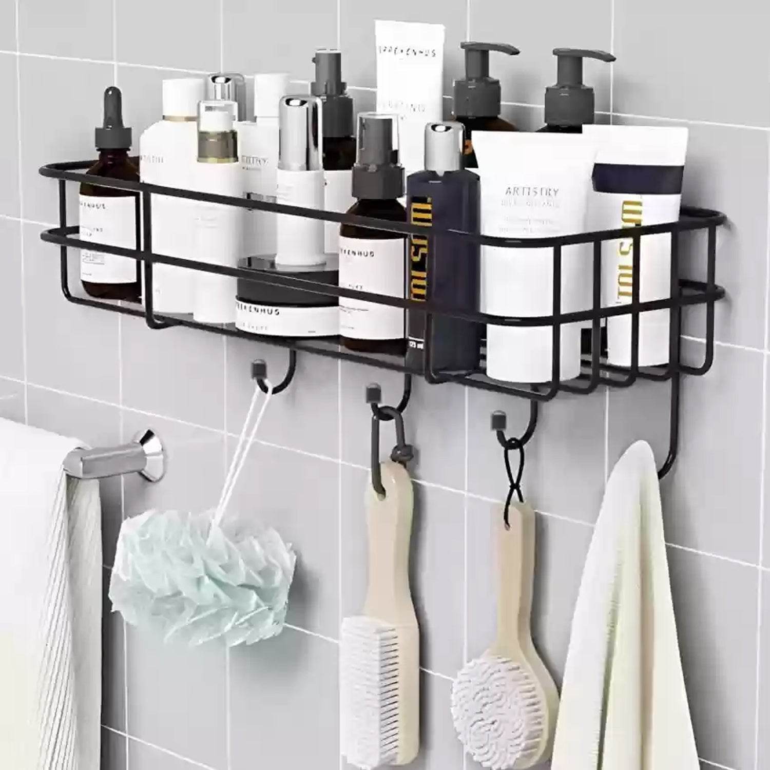 3 in 1 Shower Shelf Rack for storing and holding various household stuffs and items etc. - infinityexculsivestore.com