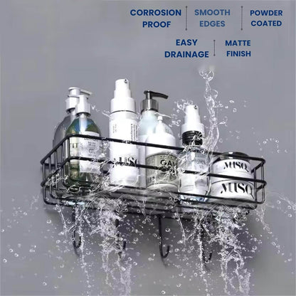 3 in 1 Shower Shelf Rack for storing and holding various household stuffs and items etc. - infinityexculsivestore.com