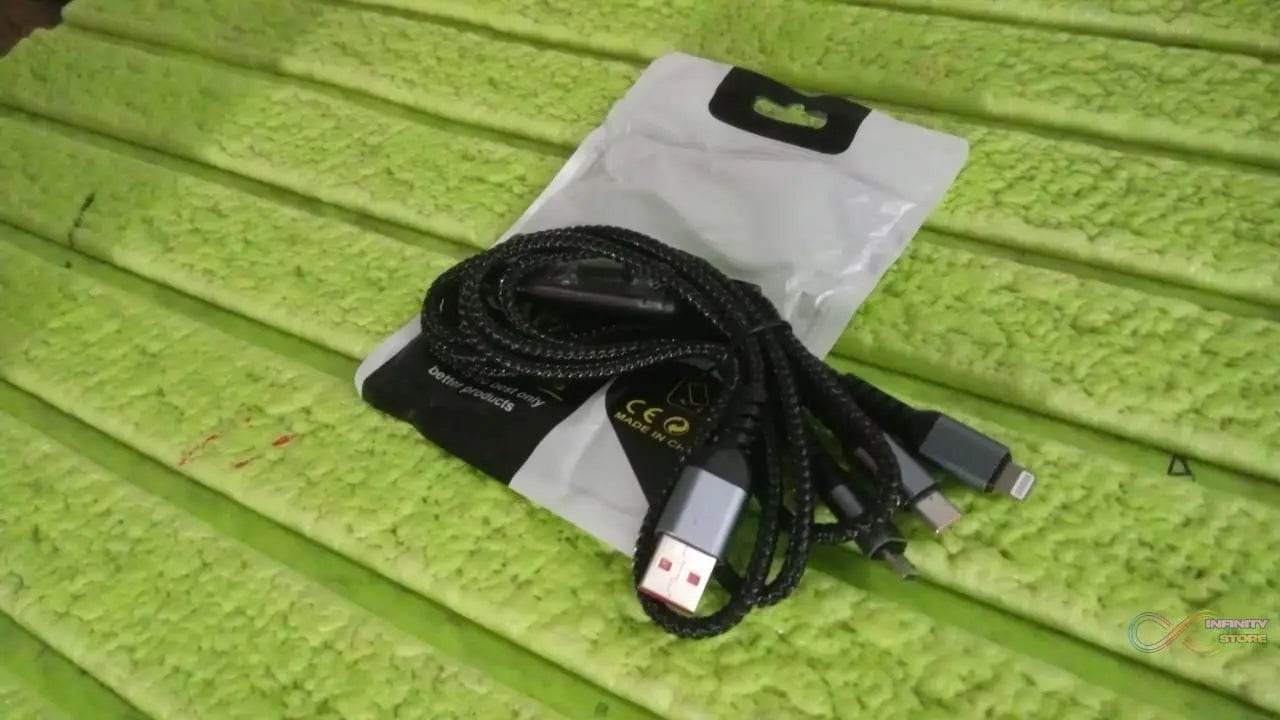 3 - in - 1 Super Fast Charging Cable 100w - infinityexculsivestore.com