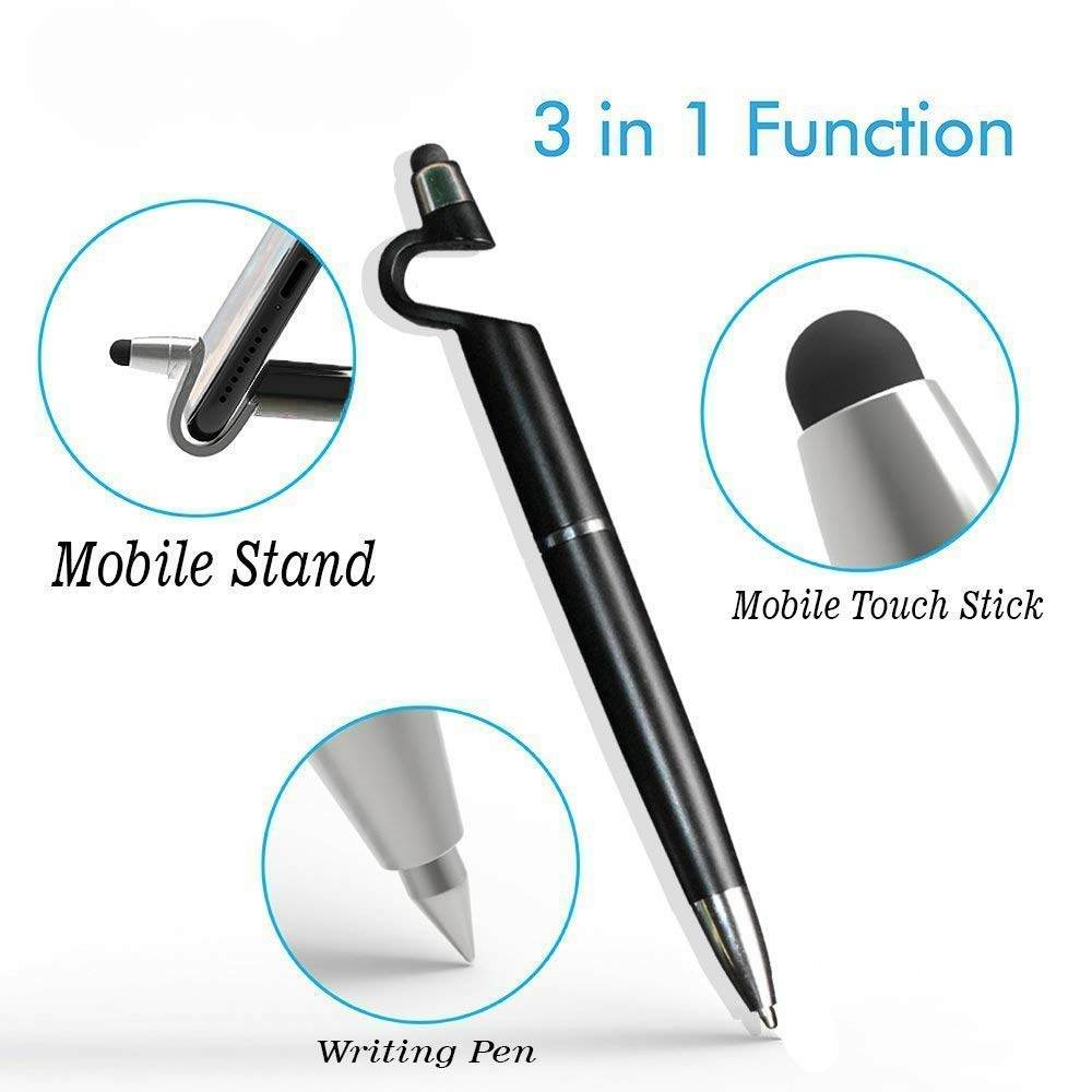 3 in 1 point Function Stylus Pen with Mobile Stand - infinityexculsivestore.com