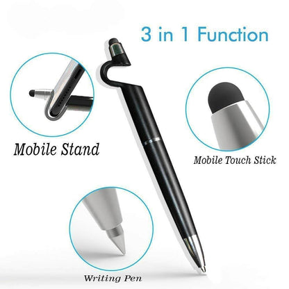 3 in 1 point Function Stylus Pen with Mobile Stand - infinityexculsivestore.com