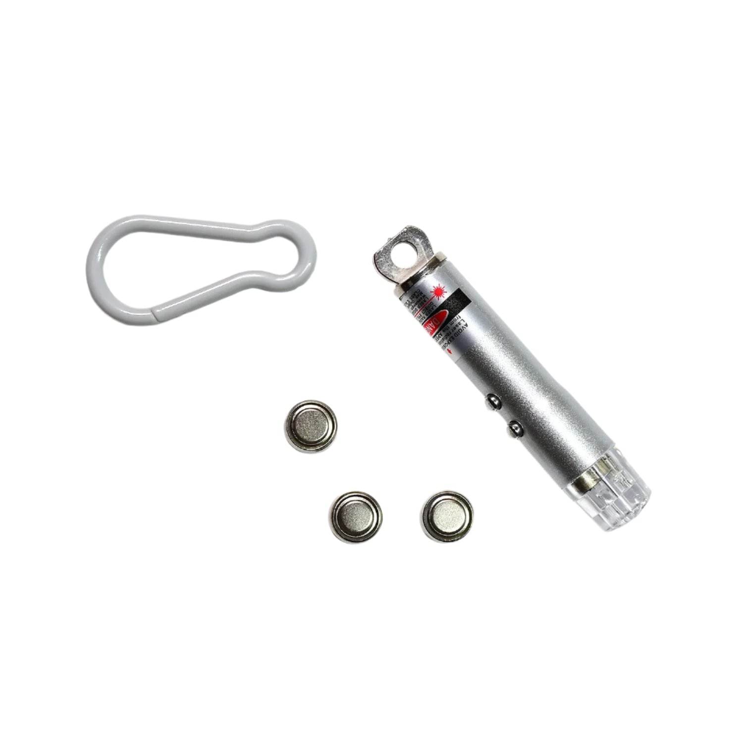 3 in1 Laser Light, LED Flashlight + Torch Keychain + Laser Pointer - infinityexculsivestore.com