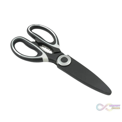 3 in1 Multi - Function Kitchen Household for Vegetables, Fruit, Cheese & Meat Slices with Bottle Opener Stainless Steel Sea Food Scissor (1 Pc ) - infinityexculsivestore.com