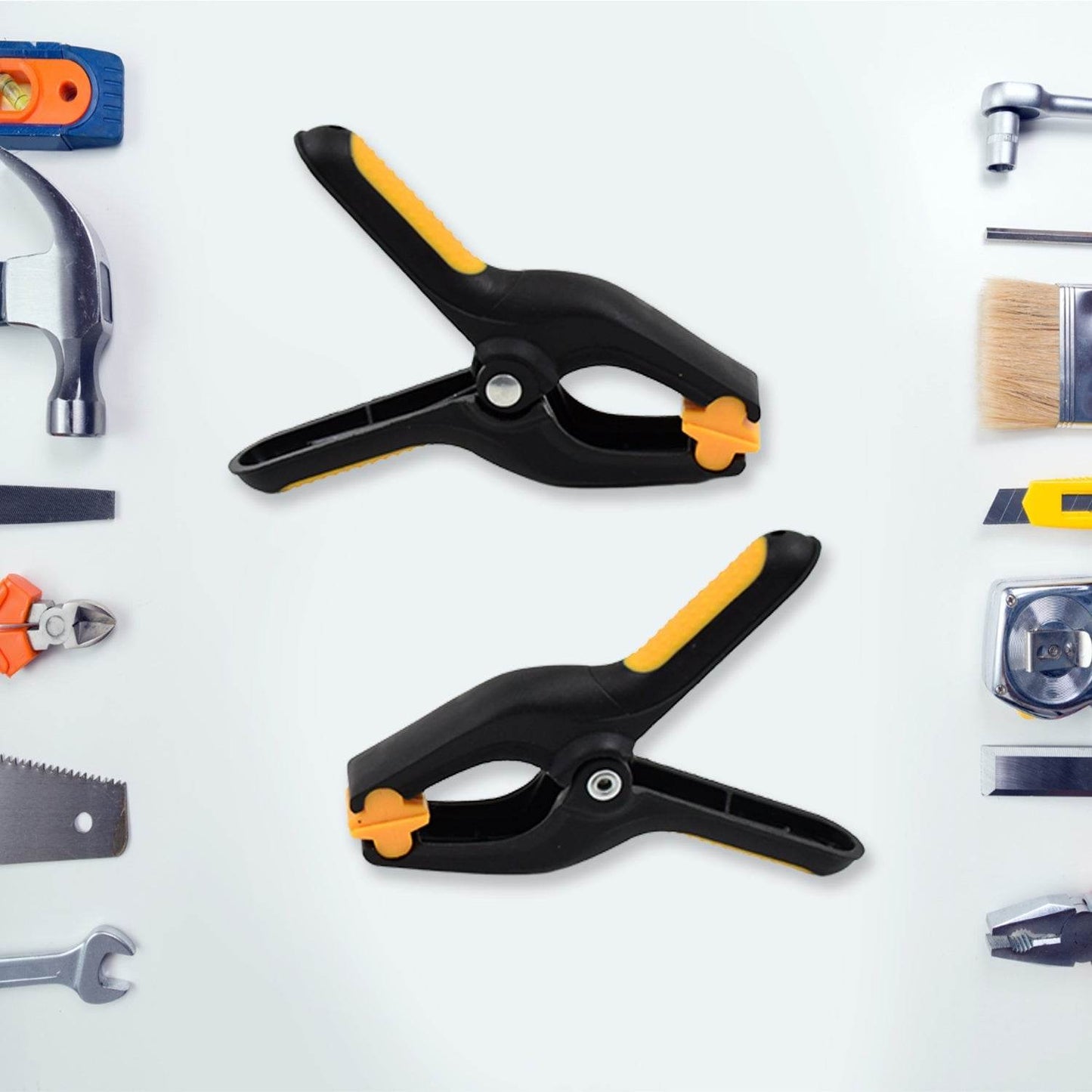 3 inch Heavy Duty Clips Clamp Spring Clamps Clip Fixture (2 Pc Set) - infinityexculsivestore.com
