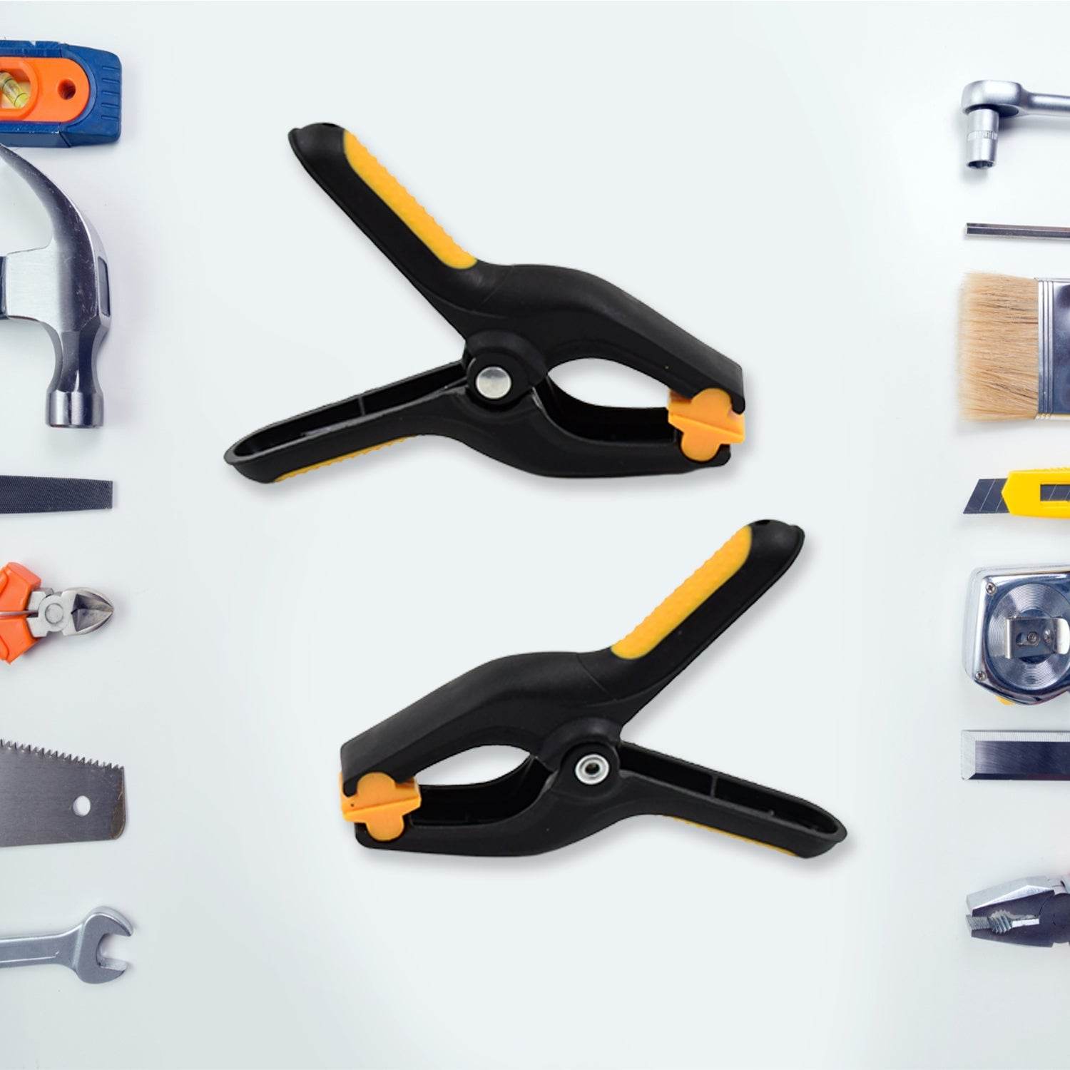 3 inch Heavy Duty Clips Clamp Spring Clamps Clip Fixture (2 Pc Set) - infinityexculsivestore.com