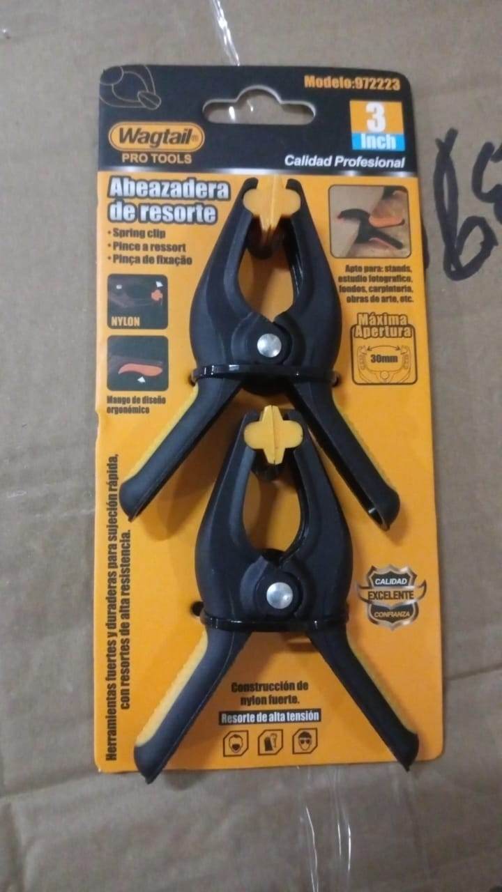 3 inch Heavy Duty Clips Clamp Spring Clamps Clip Fixture (2 Pc Set) - infinityexculsivestore.com