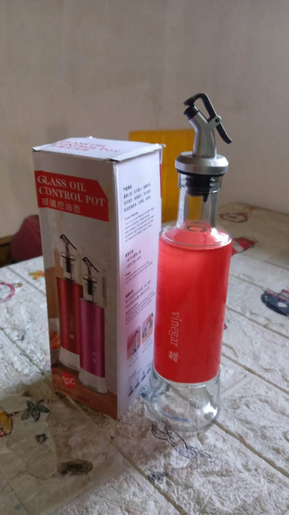 300 ML Olive Oil Dispenser Bottle Leakproof Condiment Glass Container Non- Drip Spout Soy Sauce Vinegar Cruet Bottle for Kitchen Cooking BBQ Fry for Kicthen Home (300 ML) - infinityexculsivestore.com