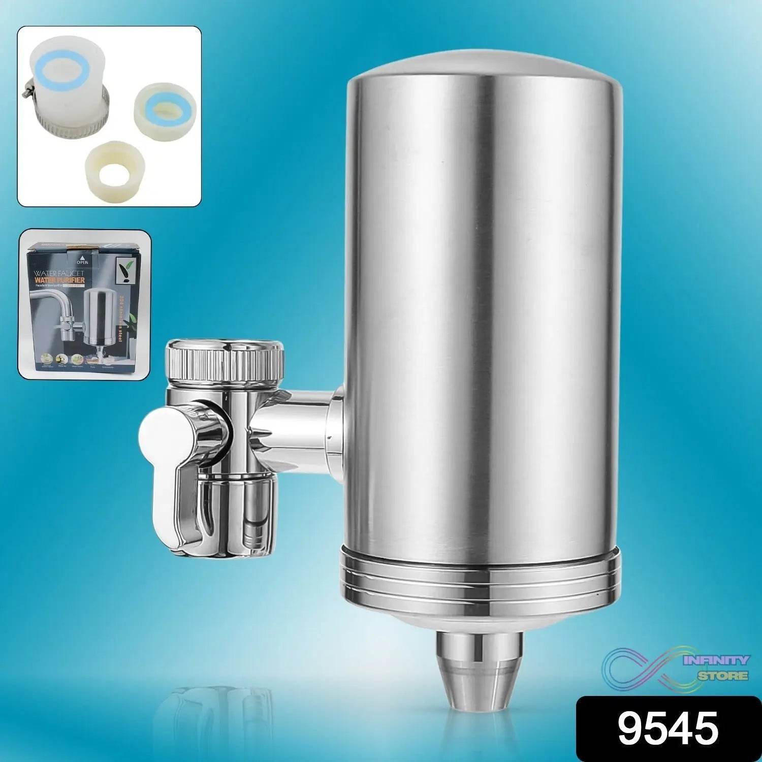 304 Stainless Steel Faucet Mount Water Filter, Water Purifier (1 Set) - infinityexculsivestore.com