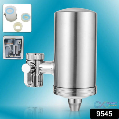 304 Stainless Steel Faucet Mount Water Filter, Water Purifier (1 Set) - infinityexculsivestore.com