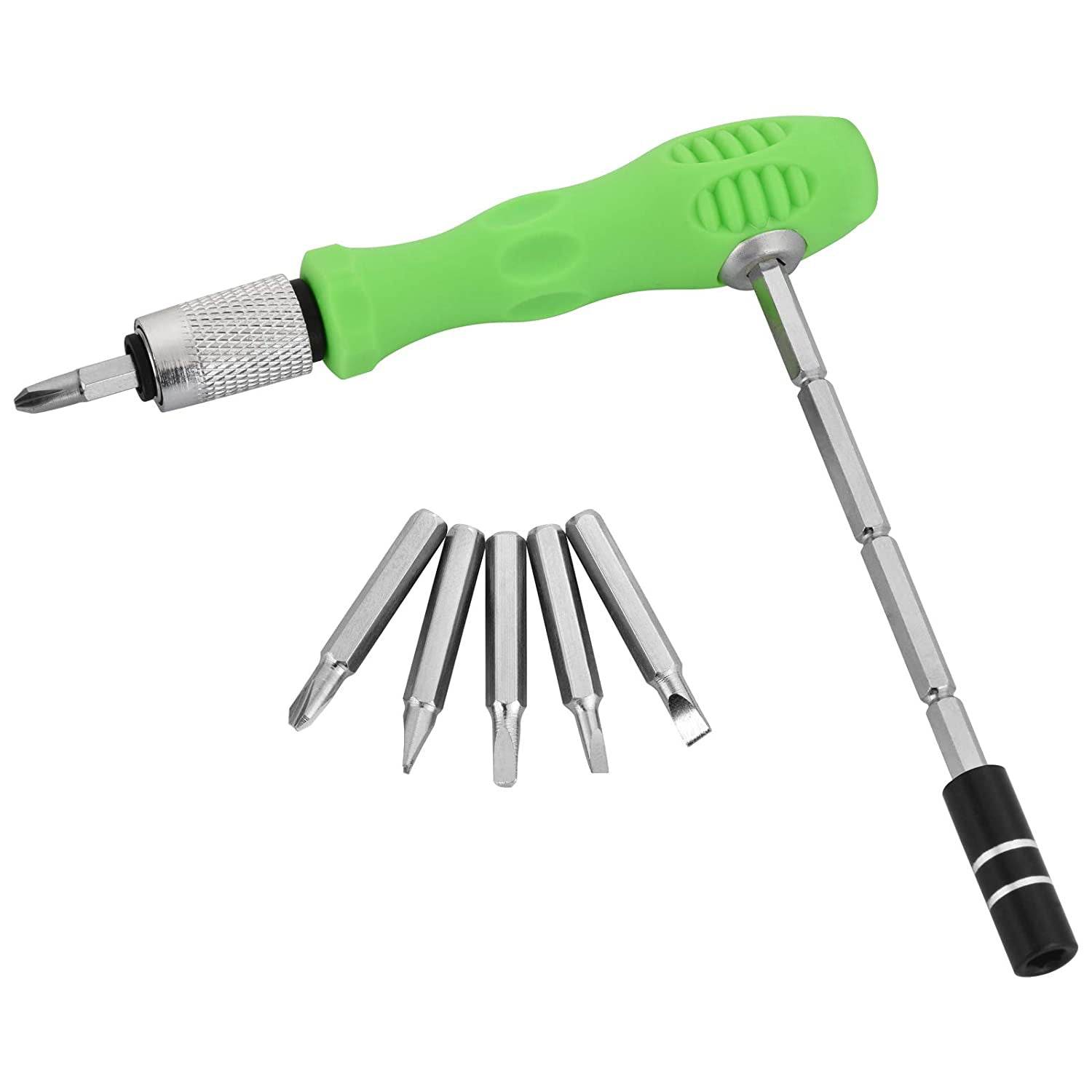 32 in 1 Mini Screwdriver Bits Set with Magnetic Flexible Extension Rod - infinityexculsivestore.com