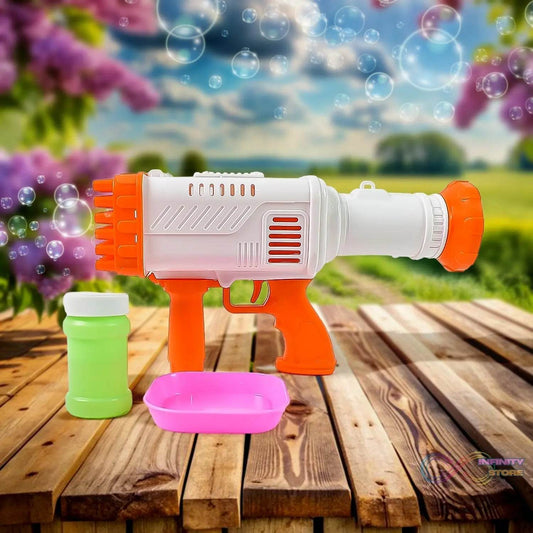 36 Holes Big Rechargeable Powerful Machine Bubble Gun Toys (1 Set) - infinityexculsivestore.com