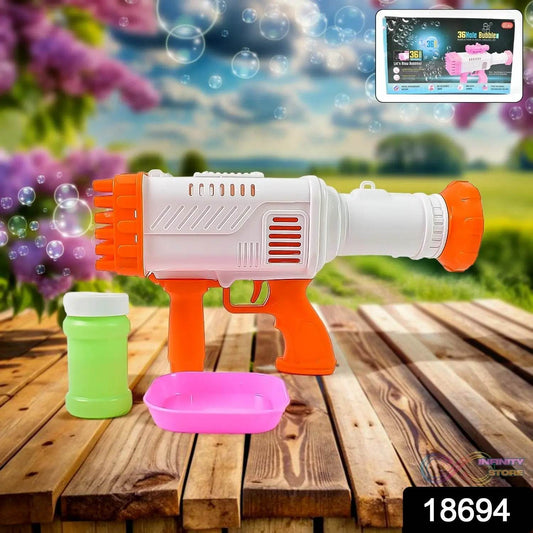 36 Holes Big Rechargeable Powerful Machine Bubble Gun Toys (1 Set) - infinityexculsivestore.com