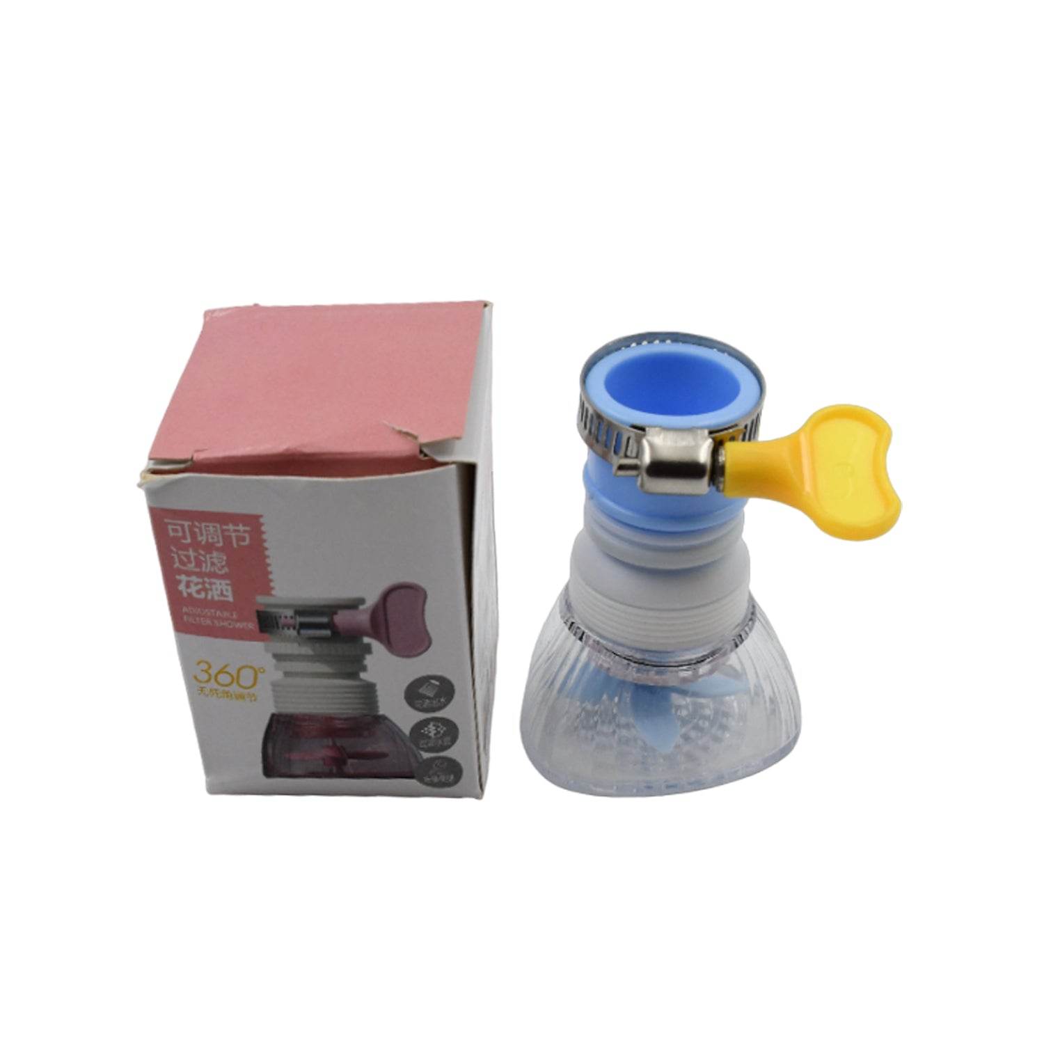 360° Adjustable Rotating Water Saving Nozzle Shower Head Faucet Multiple Types of Output Water Valve Splash Regulator Filter Kitchen Tap Accessories, Bathroom Use (1 Pc) - infinityexculsivestore.com