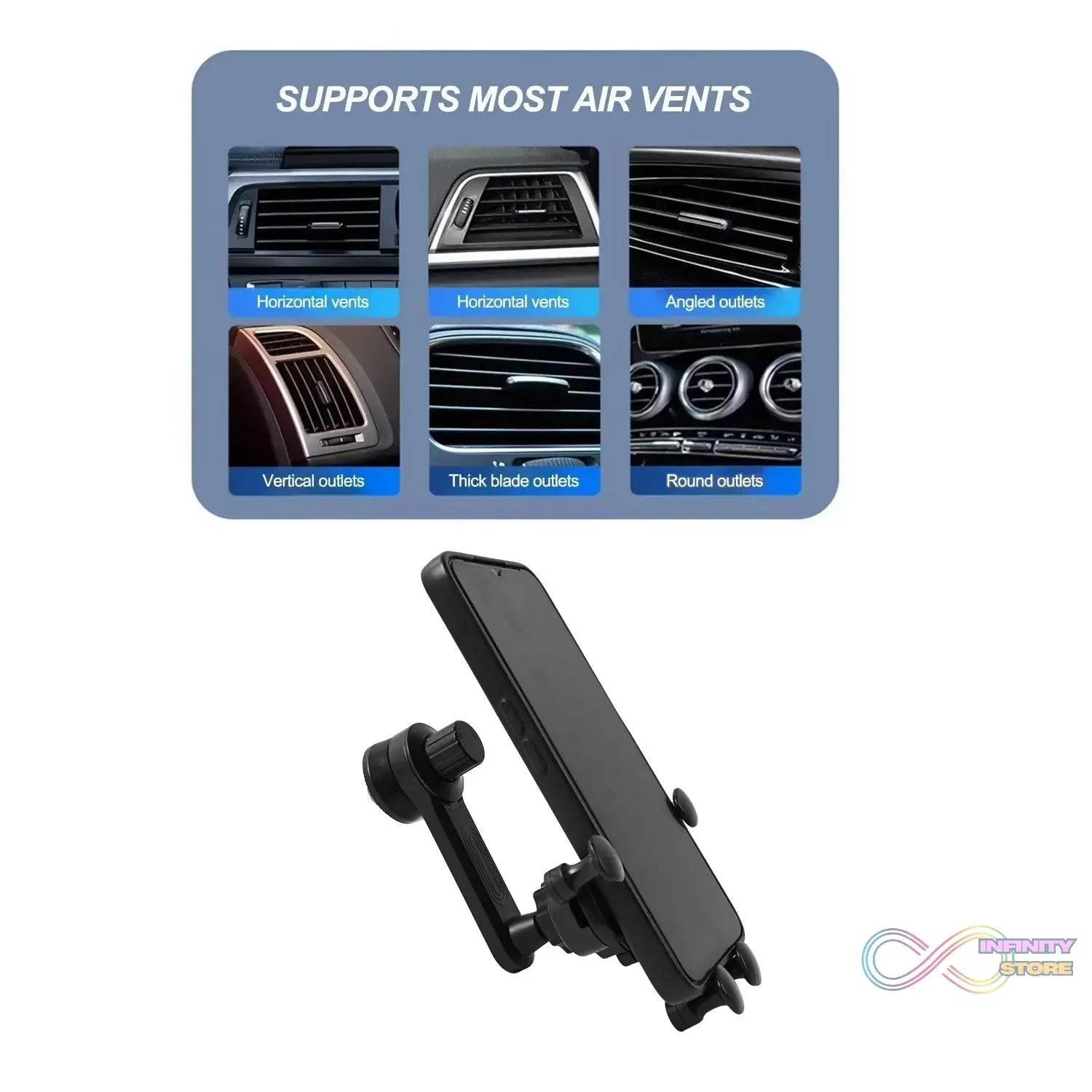 360 Degree Car Mobile phones in car holder (1 Pc) - infinityexculsivestore.com