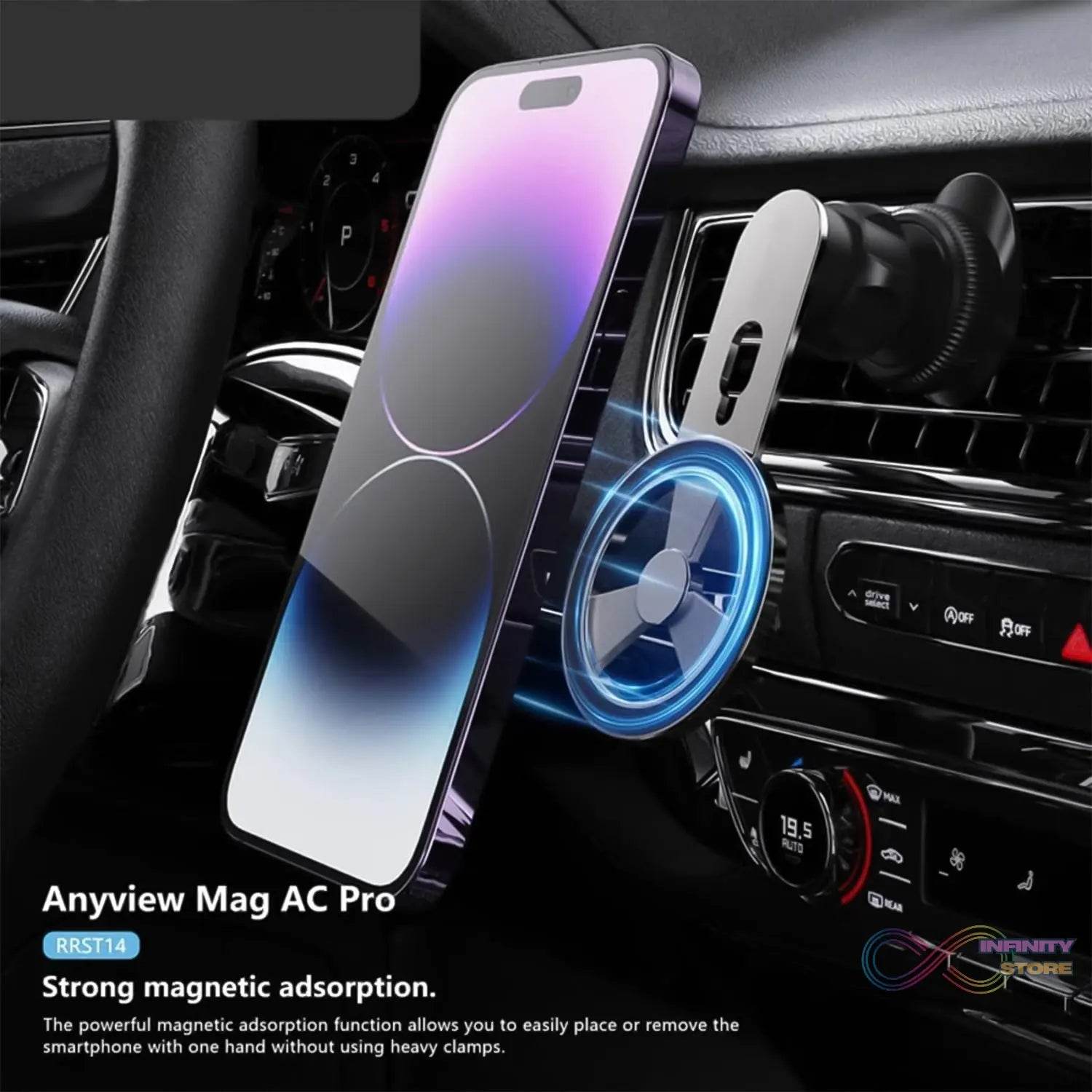 360° Rotatable & Foldable Air Vent Magnetic Phone Holder (1 Pc) - infinityexculsivestore.com