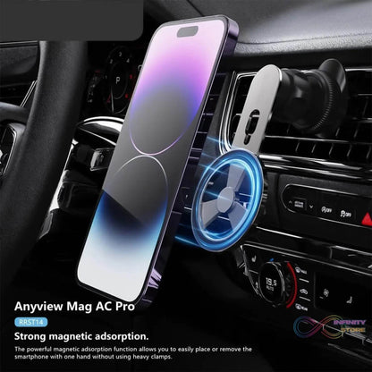 360° Rotatable & Foldable Air Vent Magnetic Phone Holder (1 Pc) - infinityexculsivestore.com