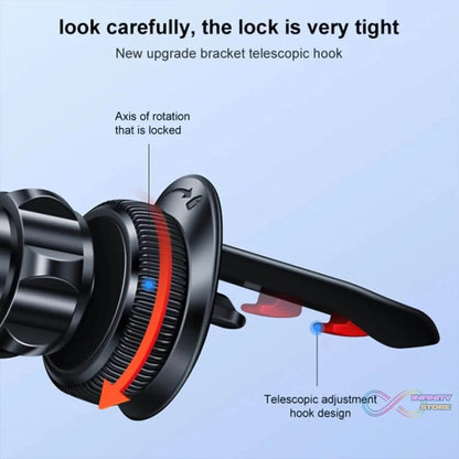 360° Rotatable & Foldable Air Vent Magnetic Phone Holder (1 Pc) - infinityexculsivestore.com