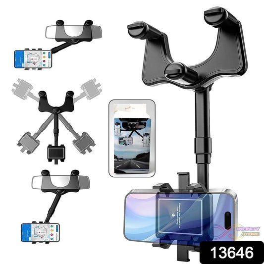 360 ° Rotating Car Rear View Mirror Phone Holder (1 Pc) - infinityexculsivestore.com