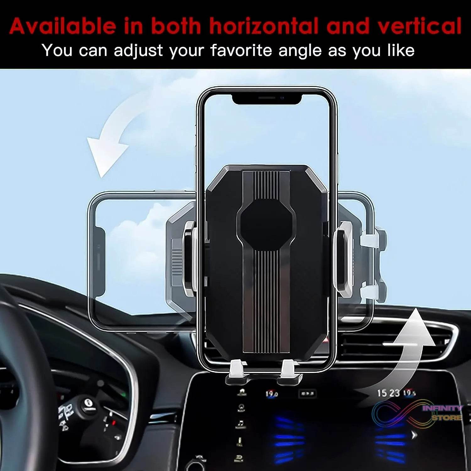 360° Rotation Car Phone Holder Mount (1 Pc) - infinityexculsivestore.com