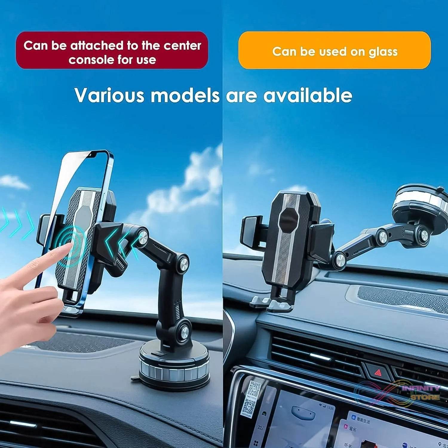 360° Rotation Car Phone Holder Mount (1 Pc) - infinityexculsivestore.com