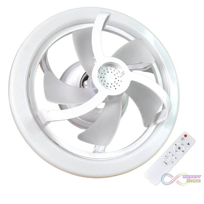 360° Rotation Ceiling Fan Light Smart Fan with Remote Control (1 Pc) - infinityexculsivestore.com