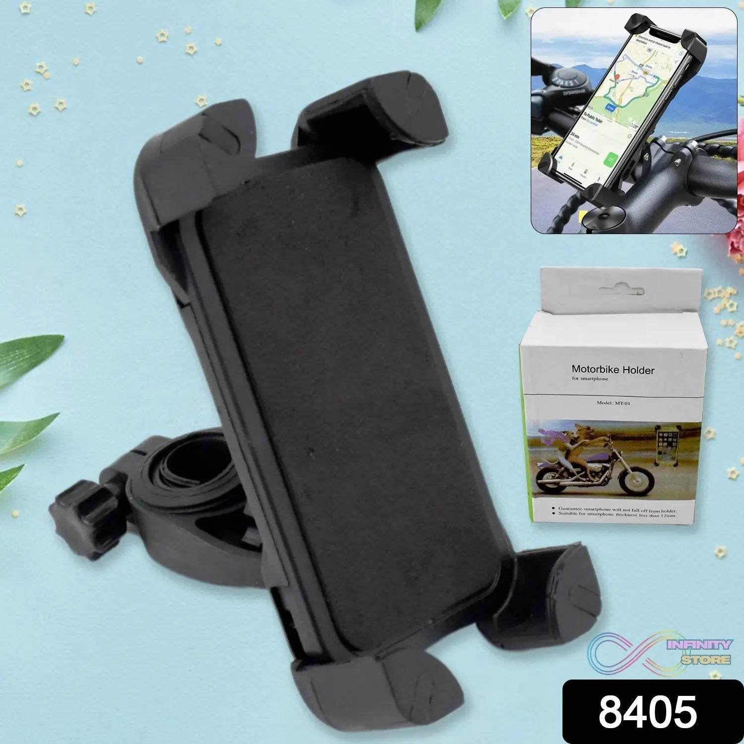 360° Rotation Phone Mount Motorbike Phone Holder (1 Pc) - infinityexculsivestore.com