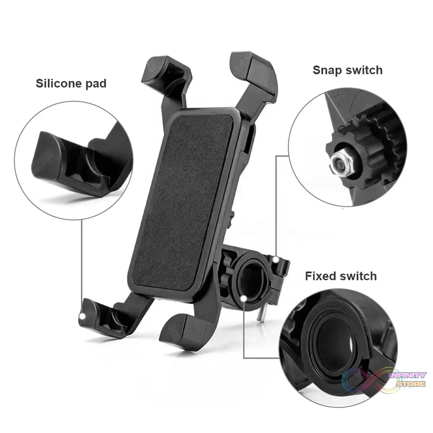360° Rotation Phone Mount Motorbike Phone Holder (1 Pc) - infinityexculsivestore.com
