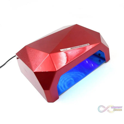 36W LED Nail Dryer, Curing Nail Polish UV Gel Diamond Shaped Nail Dryers (1 Pc) - infinityexculsivestore.com