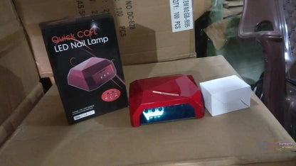 36W LED Nail Dryer, Curing Nail Polish UV Gel Diamond Shaped Nail Dryers (1 Pc) - infinityexculsivestore.com