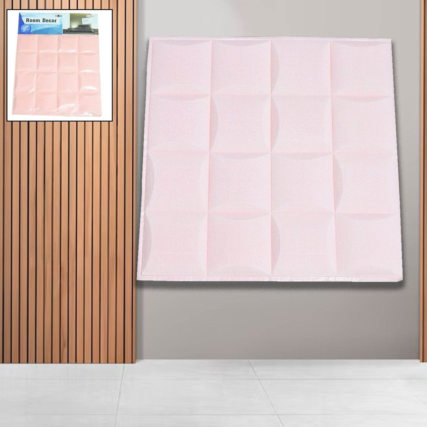 3D Adhesive wallpaper for living room. Room Wall Paper Home Decor Self Adhesive Wallpaper (36x36 Cm / 1 pc) - infinityexculsivestore.com