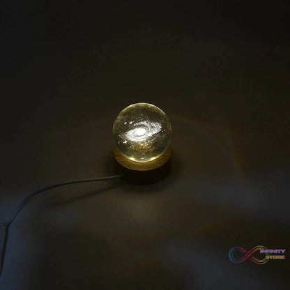 3D Crystal Ball lamps With Base (1 Pc) - infinityexculsivestore.com