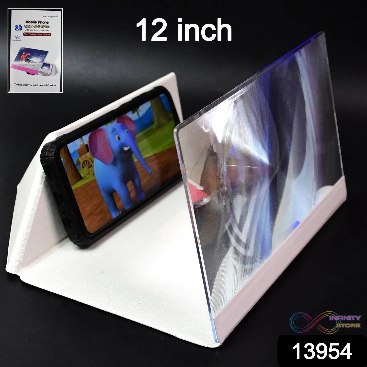 3D HD Mobile Phone Screen Magnifier Amplifier (1 Pc / 12 Inch) - infinityexculsivestore.com
