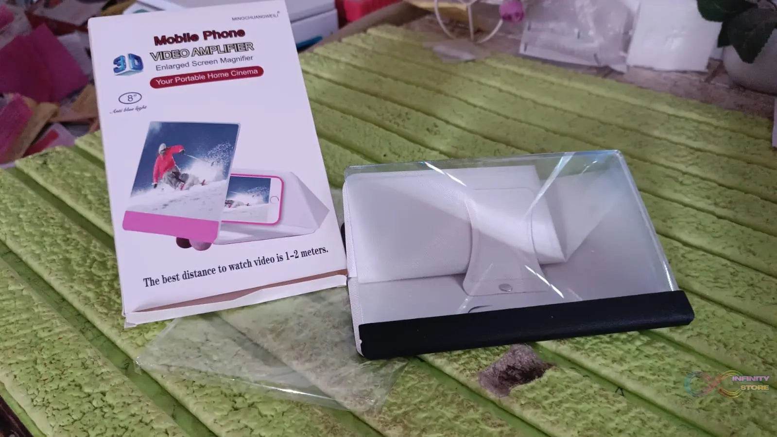 3D HD Mobile Phone Screen Magnifier Amplifier (1 Pc / 8 Inch) - infinityexculsivestore.com