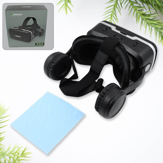 3D / HD VR Glasses Virtual Reality Goggles Headset for iOS for Android Smartphone VR Goggles-For 3D VR Movies Video Games with Headphones (1 Pc) - infinityexculsivestore.com