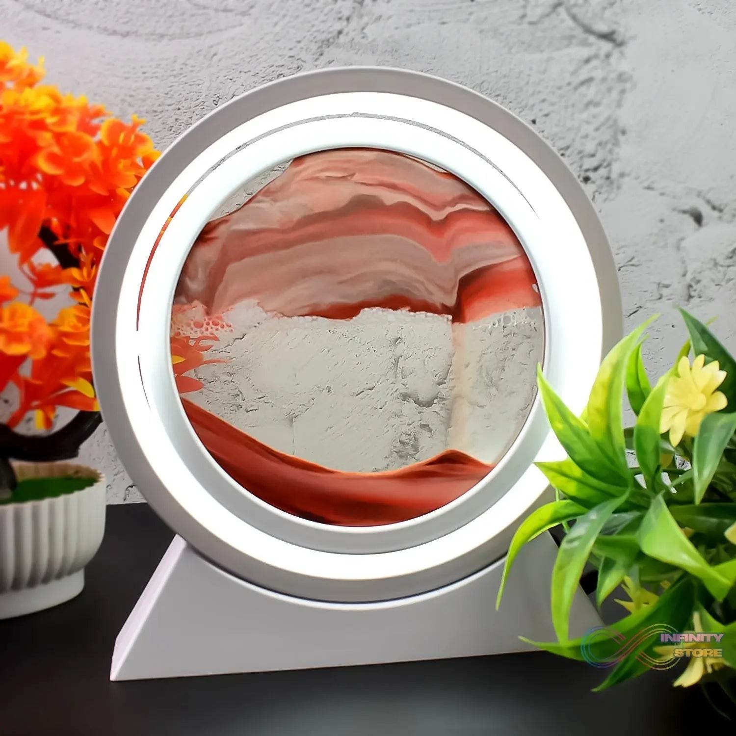 3D Liquid motion Display With LED Light (1 Pc) - infinityexculsivestore.com
