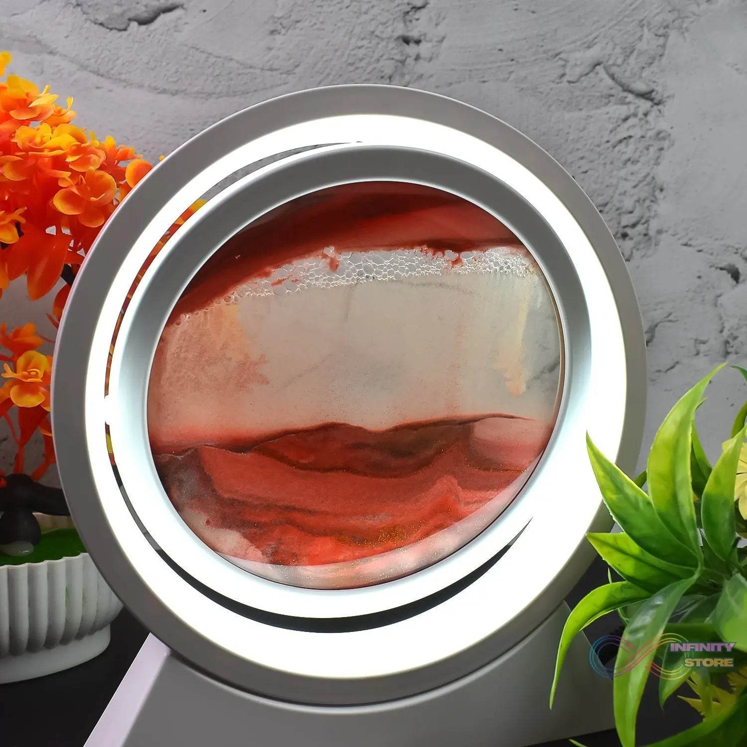 3D Liquid motion Display With LED Light (1 Pc) - infinityexculsivestore.com