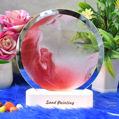 3D Liquid motion Display With LED Light (1 Pc) - infinityexculsivestore.com