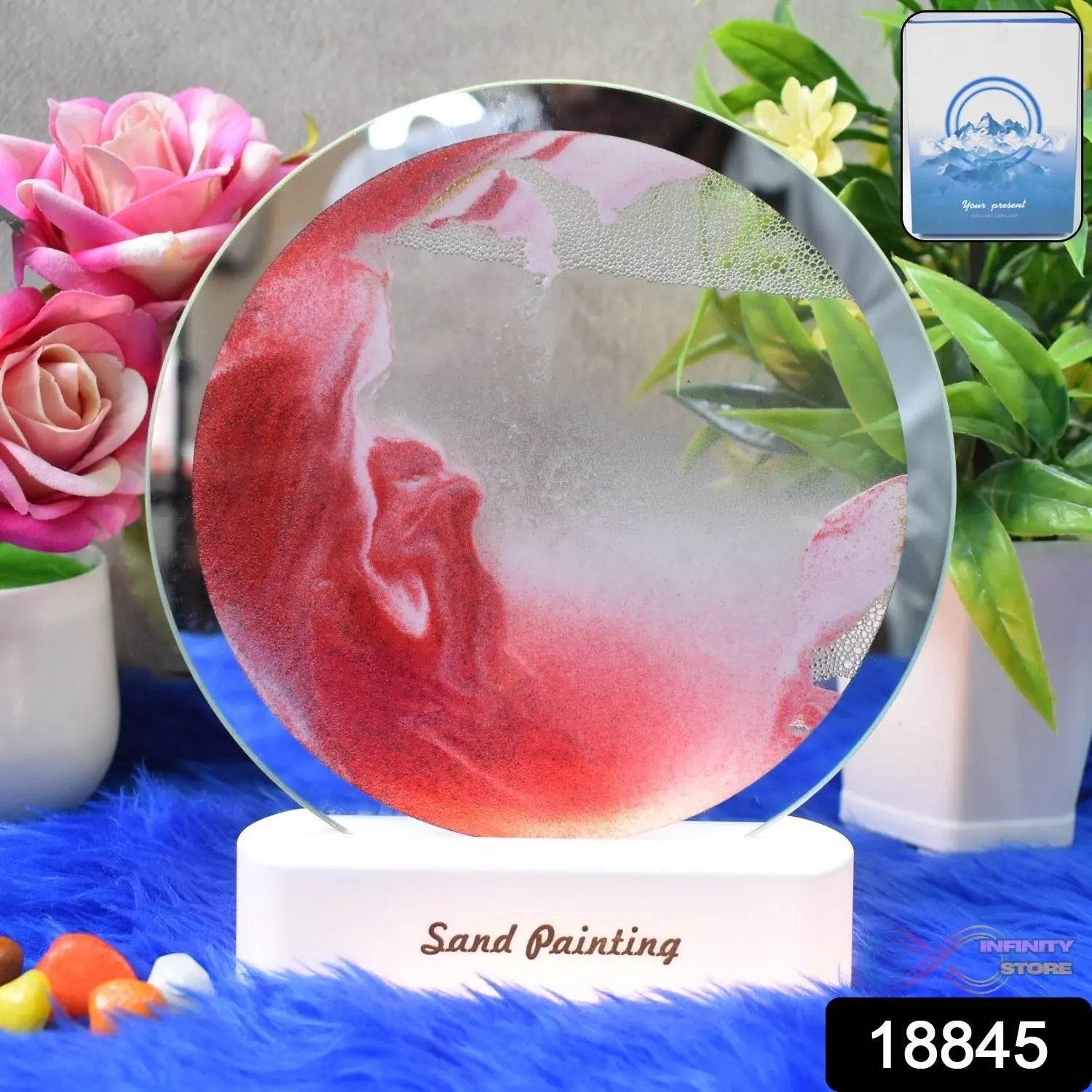 3D Liquid motion Display With LED Light (1 Pc) - infinityexculsivestore.com