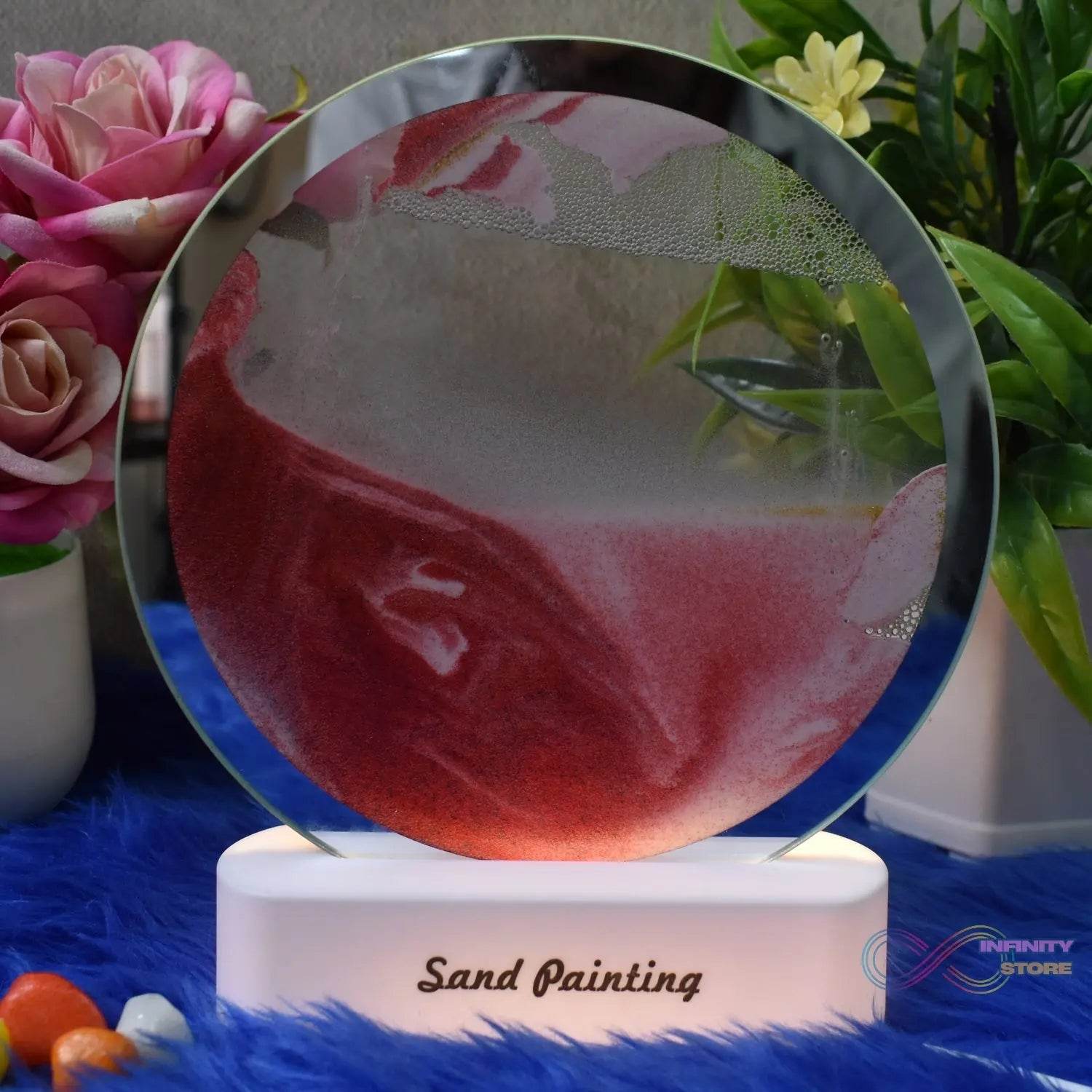 3D Liquid motion Display With LED Light (1 Pc) - infinityexculsivestore.com