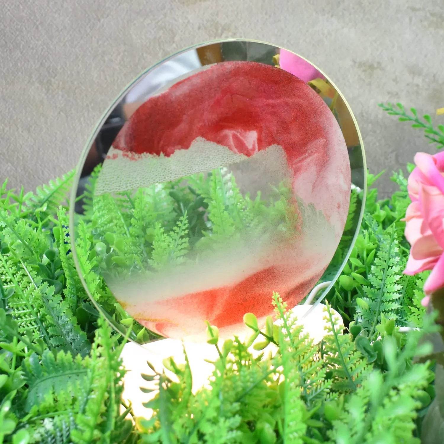 3D Liquid motion Display With LED Light (1 Pc) - infinityexculsivestore.com
