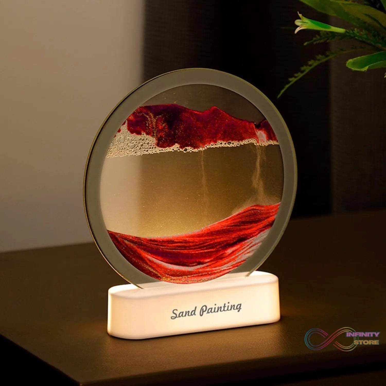 3D Liquid motion Display With LED Light (1 Pc) - infinityexculsivestore.com
