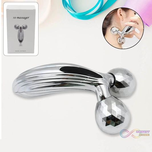 3D Manual Face Roller Massager (1 Pc) - infinityexculsivestore.com