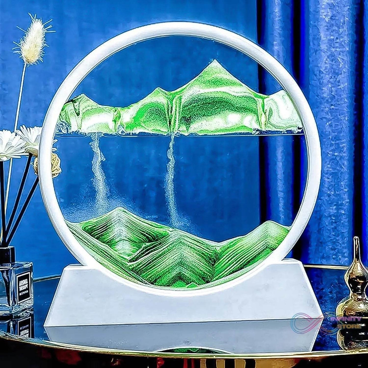 3D Moving Sand Art Picture Decor (1 Pc / Multicolor) - infinityexculsivestore.com