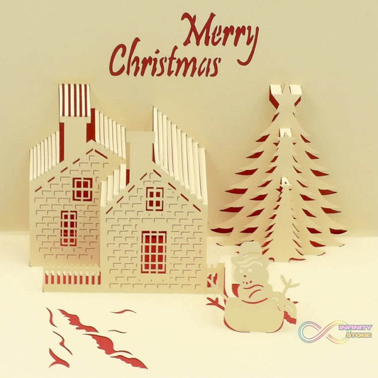 3D Paper Wish Card High Quality Paper Card All Design Card Good Wishing Card (Birthday , Valentine , love , Christmas Card) (1Pc ) - infinityexculsivestore.com