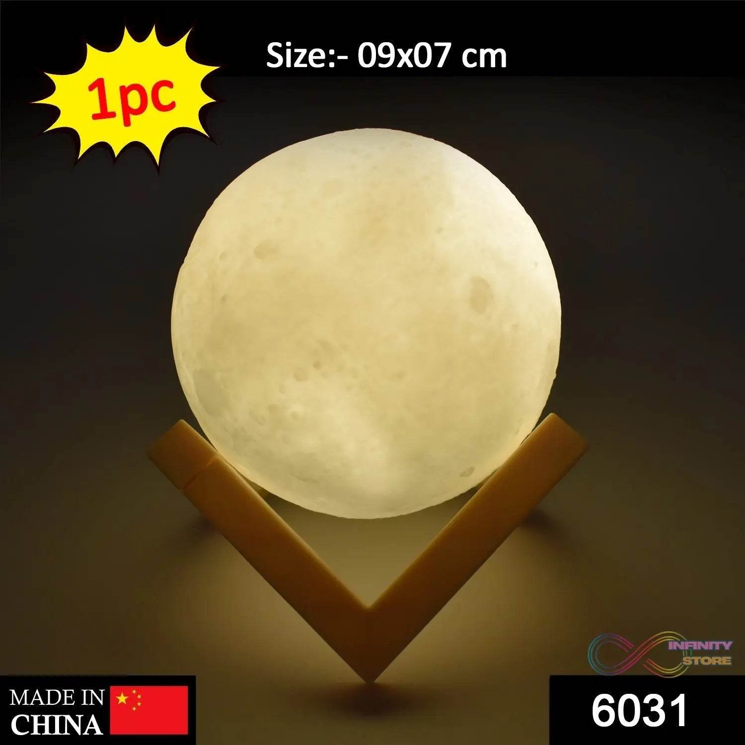 3D Power Moon Lamp with Touch Control Adjust Brightness / One color - infinityexculsivestore.com