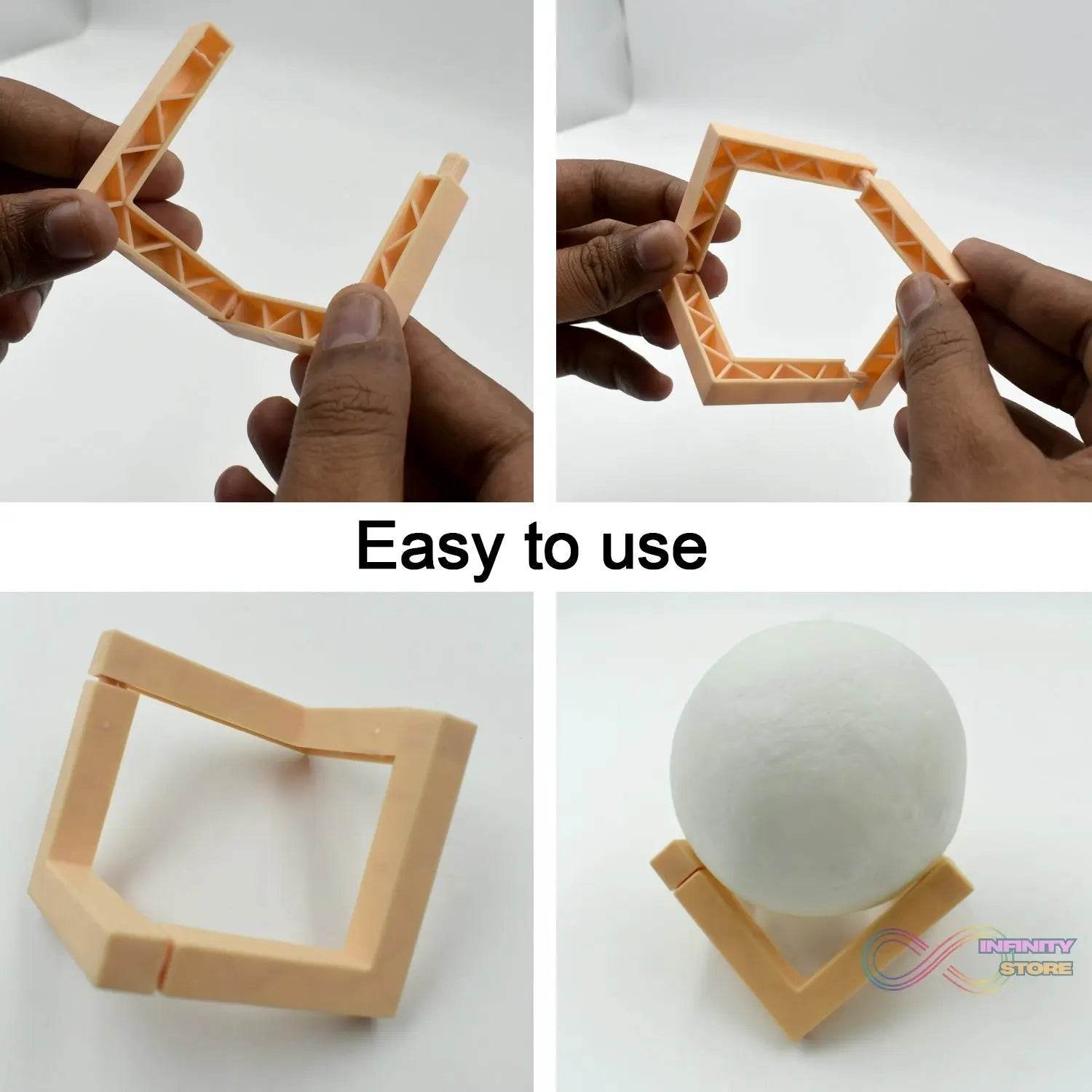 3D Power Moon Lamp with Touch Control Adjust Brightness / One color - infinityexculsivestore.com