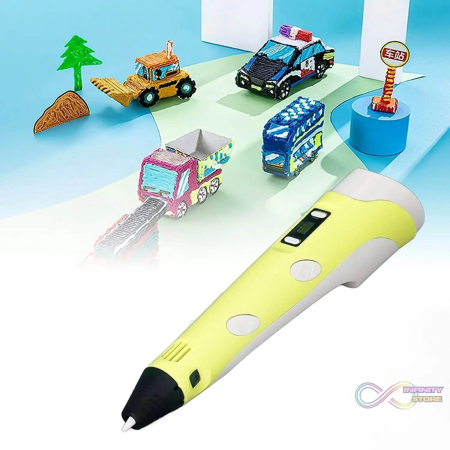 3D Printing Pen Set Easy, Drawing Pen for Kids and Adults (1 Pc) - infinityexculsivestore.com