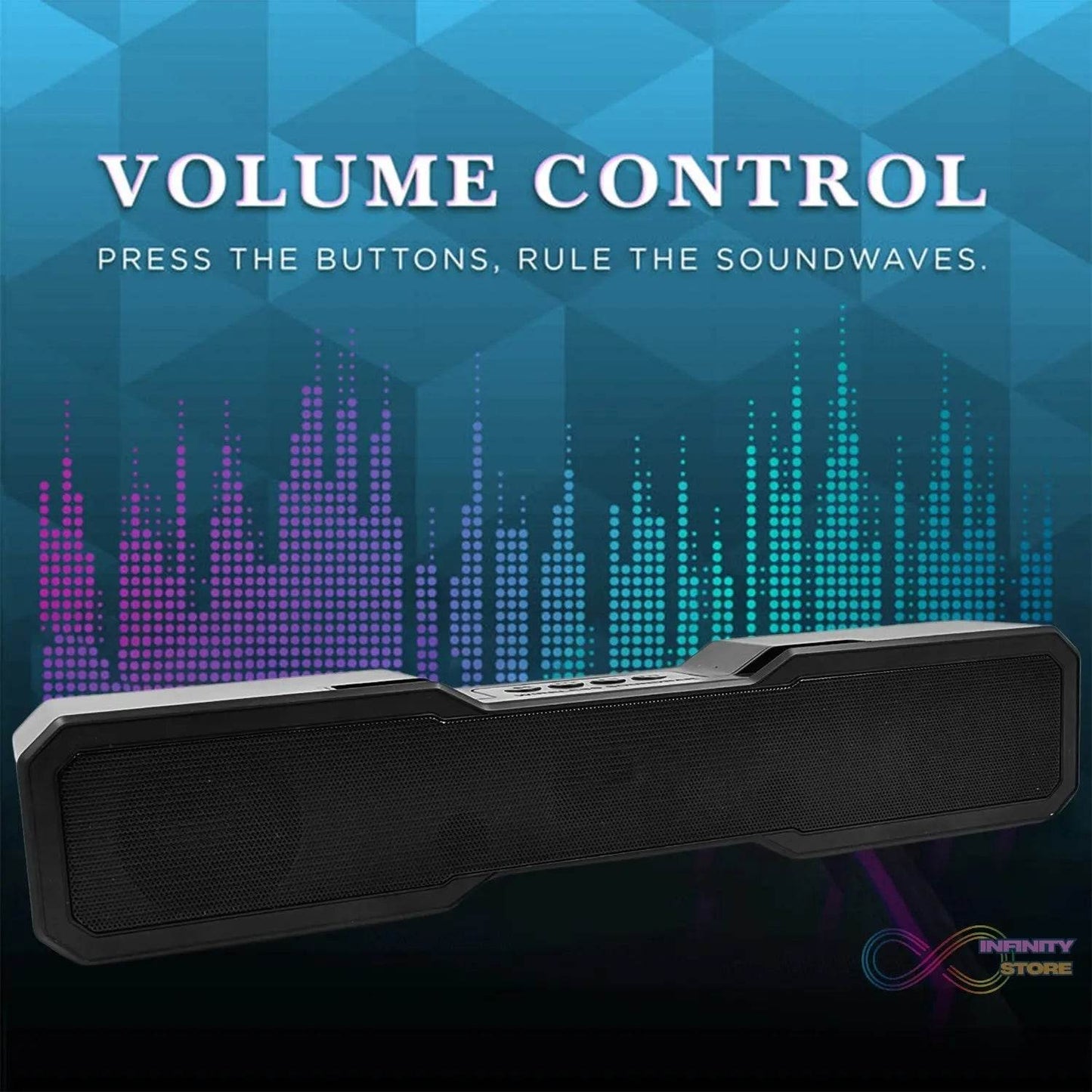 3D Sound Wireless Bluetooth Speaker (1 Pc) - infinityexculsivestore.com